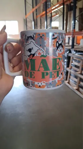 lote de caneca de ceramica diversas estampas