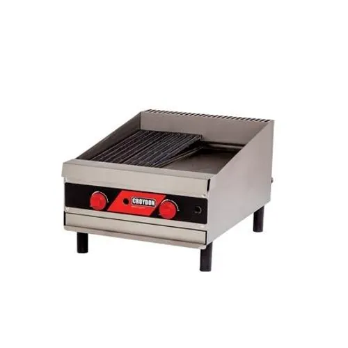Char Broiler À Gás 50CM com Pedra Croydon - Frete Grátis e Pagamento na Entrega - Ccp2