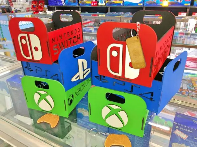 Porta Jogos como Caixa Organizadora PS4, XBox One e Switch