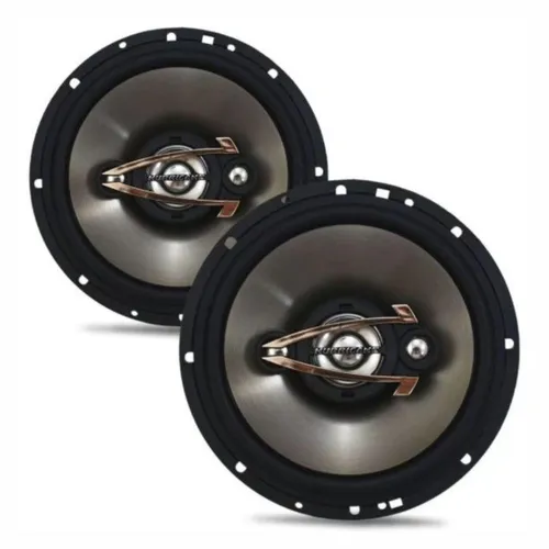 Par de Alto Falantes Quadraxial Hurricane 6" QR-6 160W RMS 4 Ohms