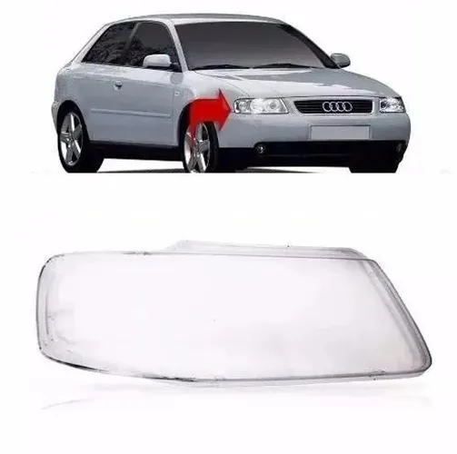 Lente Farol Audi A3 2001 2002 2003 2004 2005 2006 Direito