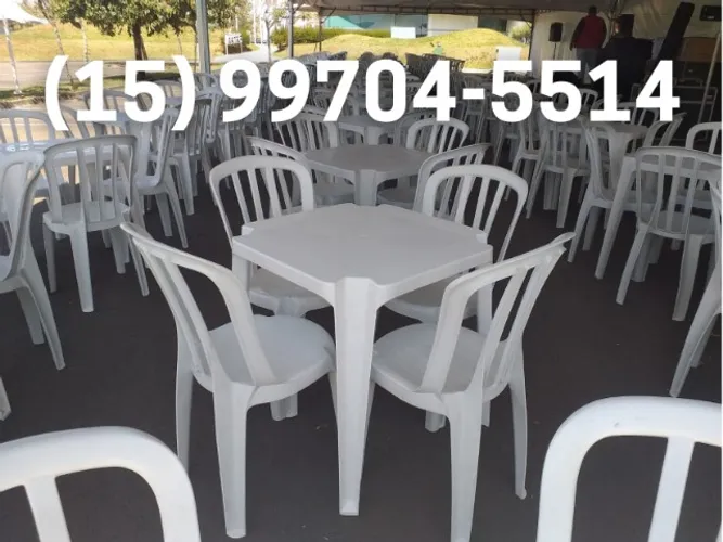 R$ 25,00 cada conjunto (01 mesa e 04 cadeiras)