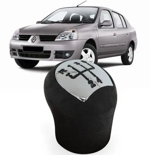 Bola de Câmbio Renault Clio 2005 à 2016 5M - Tampa Cromada - N600503