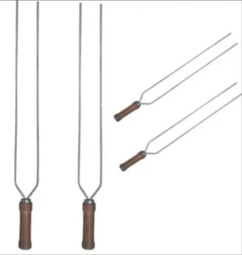 Kit de espetos duplos de churrasco