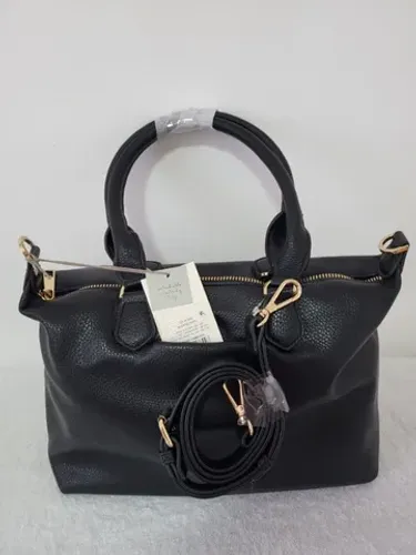 Bolsa Preta com Alça e Alça Transversal Removível