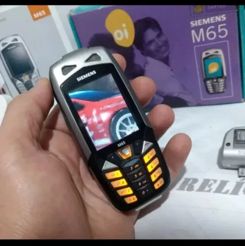 Siemens M65 celular antigo RELIQUIA primeiro ant-shok prova d'água 