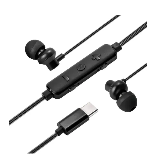 Fone de ouvido HP DHH-1127 Intra Auricular com microfone, USB Tipo-C Preto Original HP 