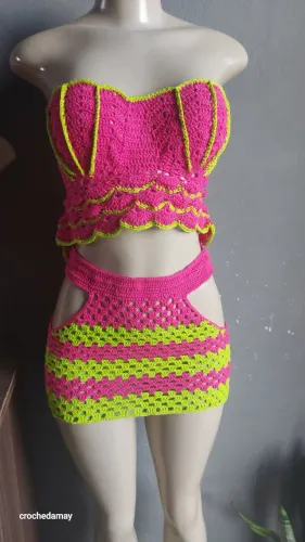 Conjunto crochê