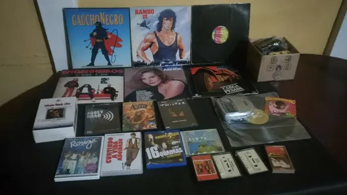 Filme Gaúcho Negro Lp disco de vinil, disco e capa em bom estado. E outros.