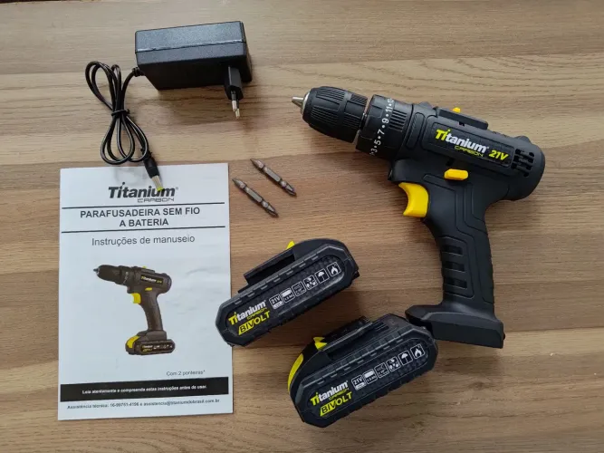 Parafusadeira sem fio Titanium 21V Bivolt