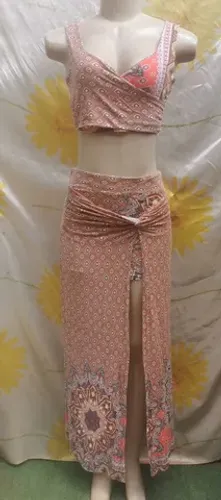 Saia com croped conjunto tam m
