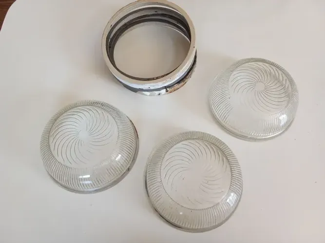 3 Cúpulas de Vidro Antiga