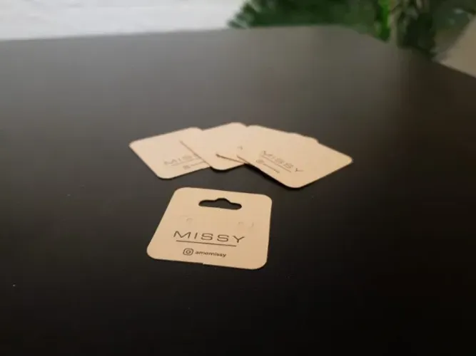 Tags personalizadas, etiquetas de papel com sua logomarca