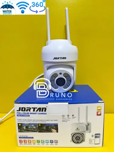 Câmera de Segurança Aprova D?água Wi-Fi 360° Full Color