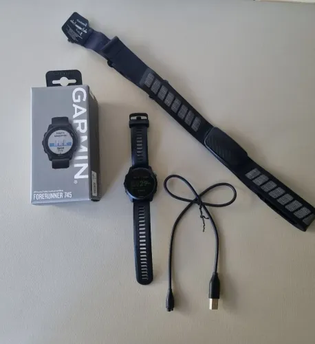 Garmin Forerunner 745 Music e HRM Dual Monitor Cardíaco