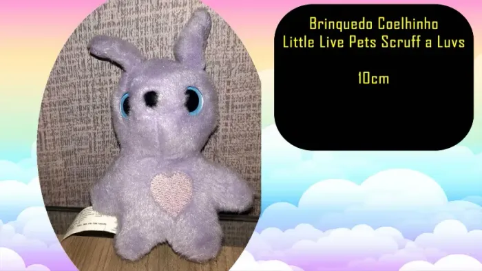 Brinquedo Coelhinho Little Live Pets Scruff a Luvs