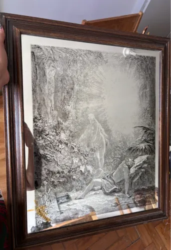 Espelho com arte