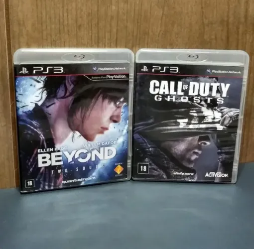 Combo Call of Duty Ghosts + Beyond Two Souls Dublados PTBR - PS3 Envio OLX Pay