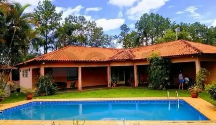 Chácara de luxo em condomínio: 4 quartos, 4 suítes, 3 salas, 3 banheiros, 6 vagas - Porto