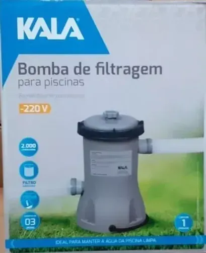 bomba de filtragem para piscina 2000l 220v 338427 kala