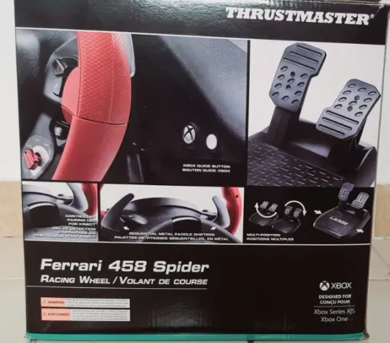 Volante Thrustmaster Ferrari 458 spider PREÇO NEGOCIAVEL, Mais detalhes no chat