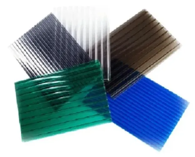 Chapa Placa Policarbonato Alveolar 1,05m X 2,90m X 6mm - Cores