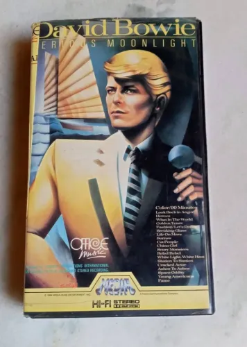 Rara Fita VHS David Bowie - Serious Moonlight