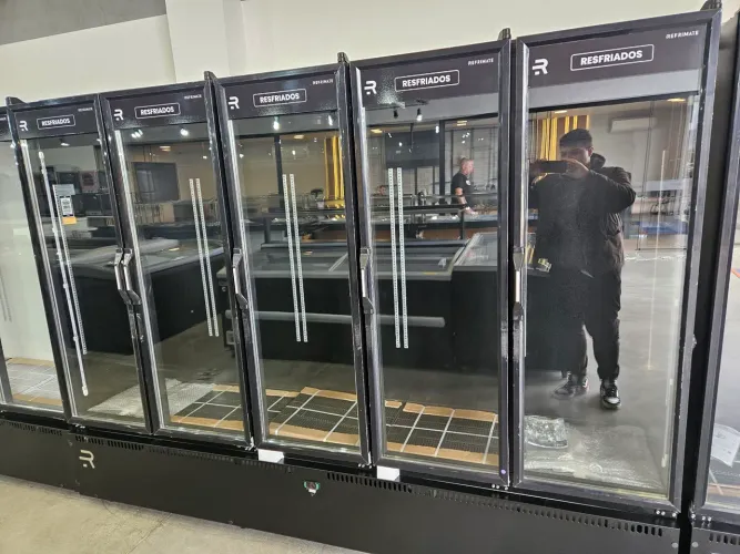 refrigerador 5 portas expositor para mercados/conveniências - a pronta entrega 