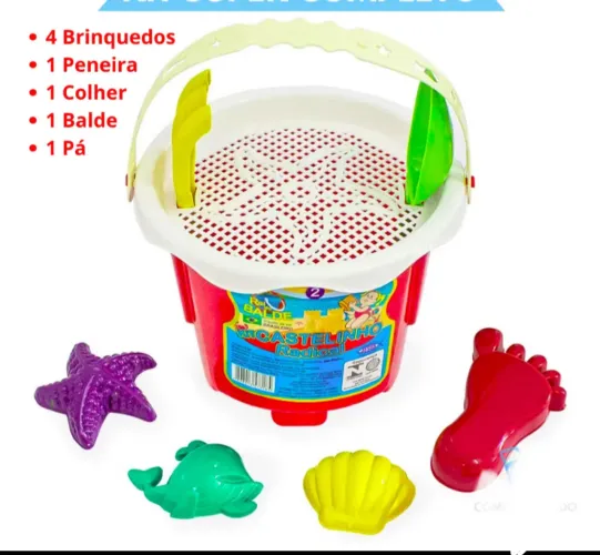 Kit com 5 brinquedos