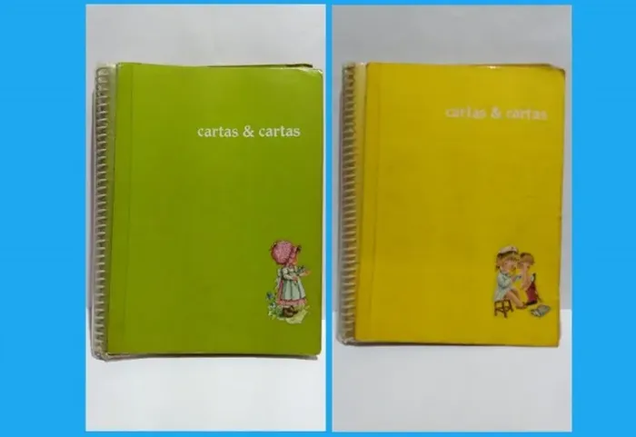 Pastas para papel de carta antigas década de 70.