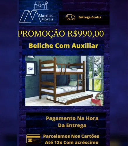 GRANDE PROMOÇÃO TRELICHE PÔRTO ENTREGA GRÁTIS ACEITA CARTÃO.