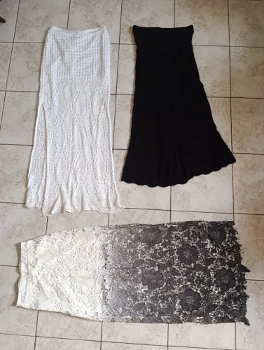 Saias longas tamanho 38 e 40 semi novo