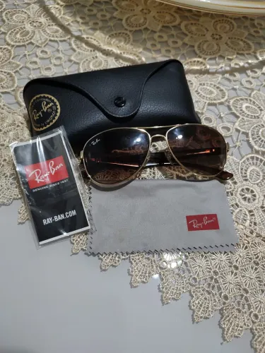 Óculos Ray-Ban Aviator Dourado - Original