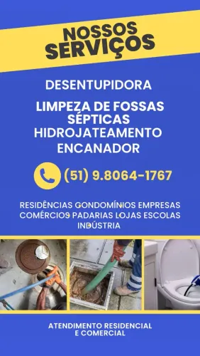 Desentupidora residencial e comercial em Porto Alegre RS 