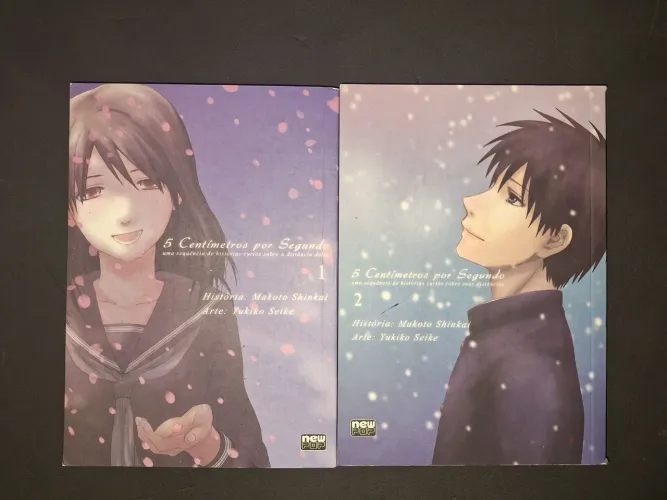 Hq 5 centímetros por segundo - Makoto Shinkai - Volumes 1 e 2