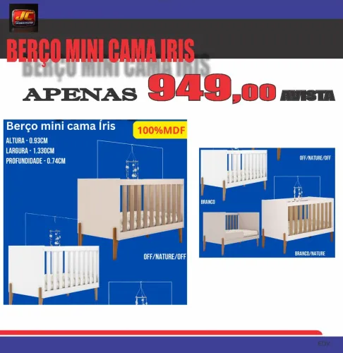 Berço Mini cama Iris 