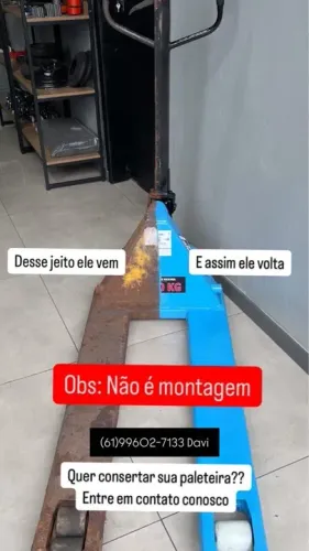 Manutenção de paleteira e empilhadeira 