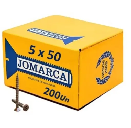 Parafusos chipboard JOMARCA 5x50 - 200 Unidades