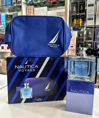 Kit Perfume Nautica Voyage Masculino + Nécessaire