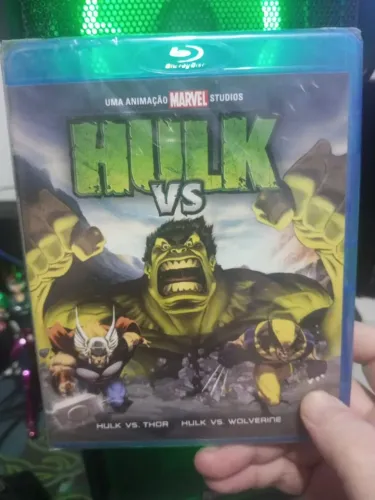 Blu Ray Hulk Vs Wolverine Vs Thor marvel animação