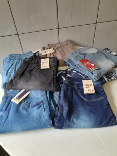 4 CALÇA JEANS  E  4  BERMUDA  JEANS  ORÍGÍNAL 