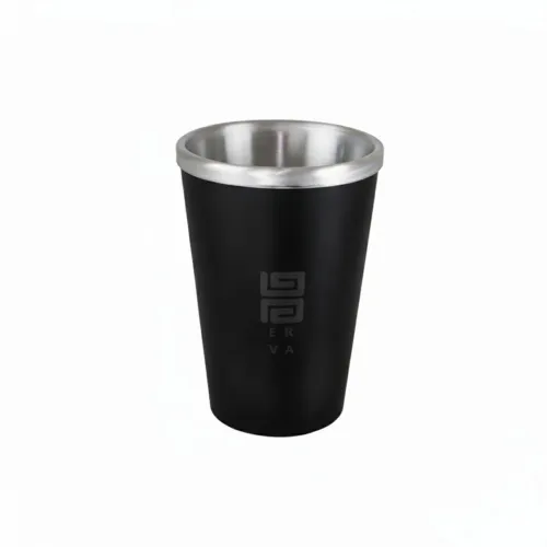 Copo de Alumínio Térmico Black Erva 300ml <br>Visit