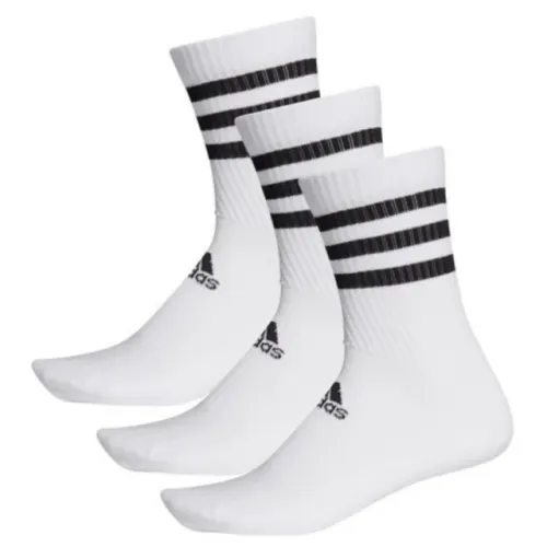 Meias 3S Cush Crew 3PP Adidas (3 pares, tamanho 41 - 43, novas e originais)