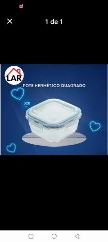12 Pote de vidro herméticos 320ml