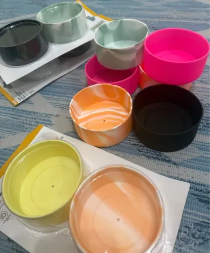 Porta Copos/ base garrafa, feito de Silicone - Novo