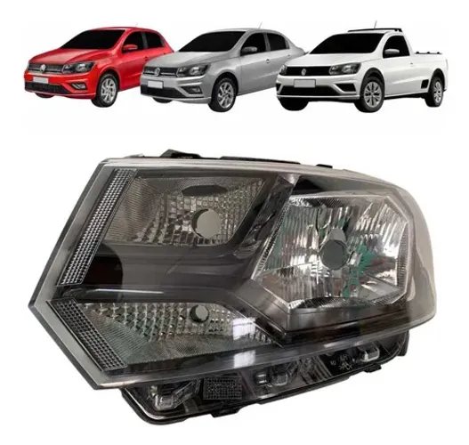 Farol Gol Saveiro Voyage G7 G8 F/ Simples Esque. 2018 A 2022