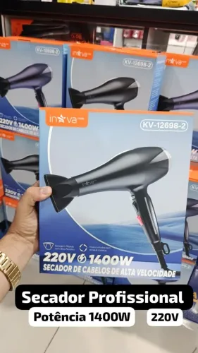 Secador de Cabelo Profissional 1400W 220V
