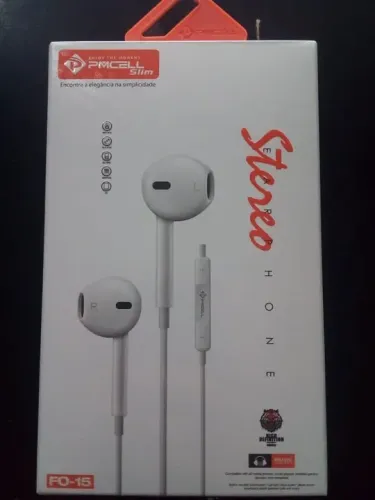 FONE DE OUVIDO COM FIO EXCELENTE QUALIDADE