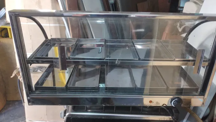 Expositor de alimentos aquecido