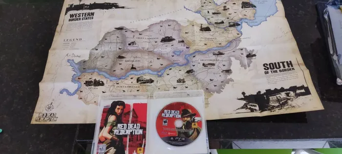 Red Dead Redemption PS 3 com mapa